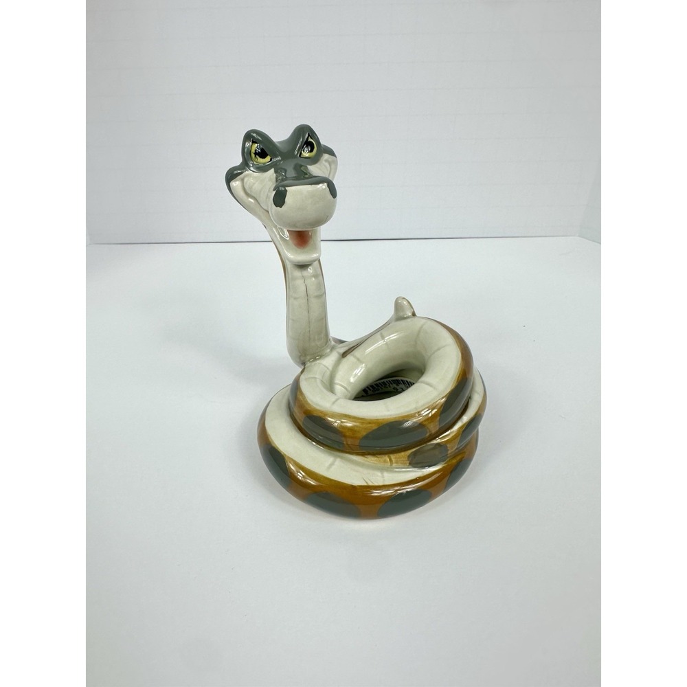 RARE Vintage Disney KAA From Jungle Book 4" Tall Snake Porcelain Figurine